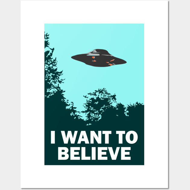 I want to believe Wall Art by Blade Runner Thoughts